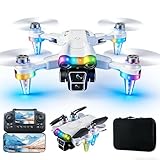 Drones for kids 8-12 with camera 4K HD – Drone with camera for kids & Beginners, Mini kids drone with Fancy LED Lights, 2.4' Built-In FPV Screen, Dual Batteries, Indoor & Outdoor Toy Gift