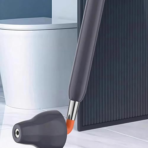 Pack de 2 dispositivos de desatascado para desagües rápidos con cuerpo alargado anti-salpicaduras, junta flexible para acceso difícil y mango ergonómico mejorado miniatura 4