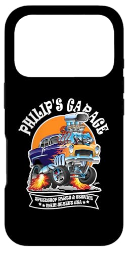 Philip's Garage �N���V�b�N�J�[�f�U�C�� Philip�̖��O�B �X�}�z�P�[�X iPhone 17 Pro �p