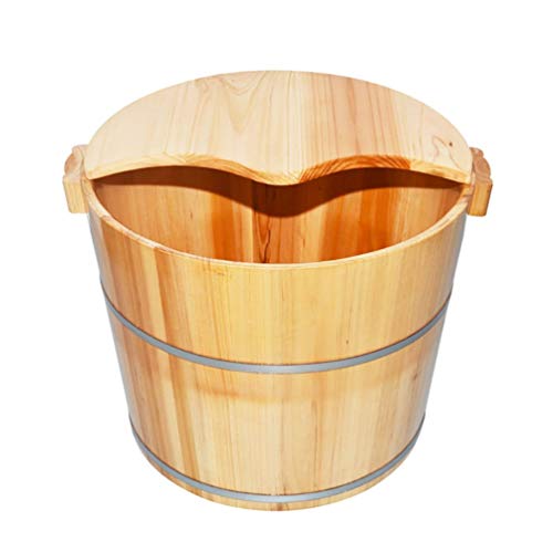 Spa de pies de madera sólido para adultos