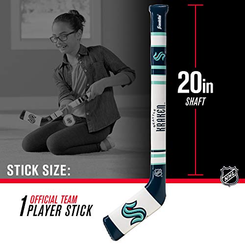 Image of Franklin Sports NHL Team Mini Soft Hockey Stick Set - NHL Team Soft Foam Mini Hockey Stick and Ball - Great Toy for Kids