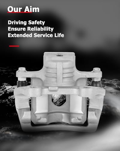 Image of cciyu Rear Left Brake Caliper Assembly w /Bracket 18B5059 For Buick For Enclave,For Cadillac For XTS,For Chevy For Traverse,For GMC For Acadia /For Acadia Limited,For Saturn For Outlook