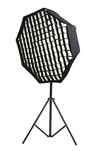 Fotima 220025 - Kit softbox (guarda-chuva difusor + ninho abelha + pé + etiqueta)