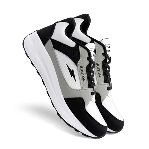 Image of BRUTON 619 Men's Running Shoes | Lightweight Sports Shoes for Men | Comfortable Walking Jogging Gym Shoes | Lace-Up Flexible Daily Use Footwear