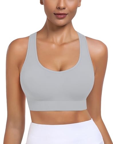Image of MIRITY Strappy Sports Bra for Women - Padded Seamless Support for Yoga Gym Workout Fitness Pack of 3