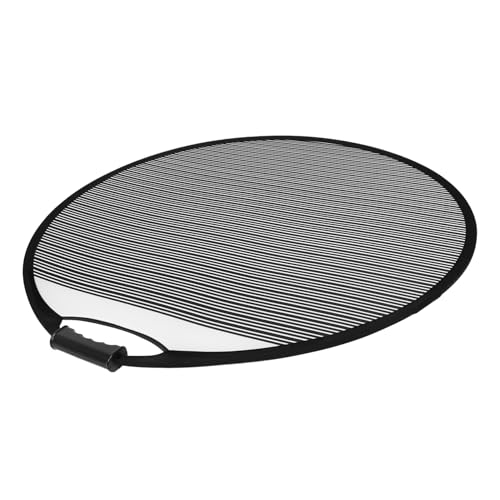 Panneau réflecteur rayé pliable en taffetas de polyester 80 cm à forme triangulaire