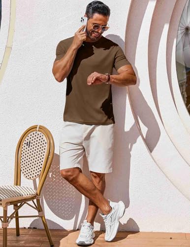 COOFANDY Men's T Shirt Short Sleeve Crew Neck T-Shirt Casual Summer Classic Basic Tee Shirts - Image 4