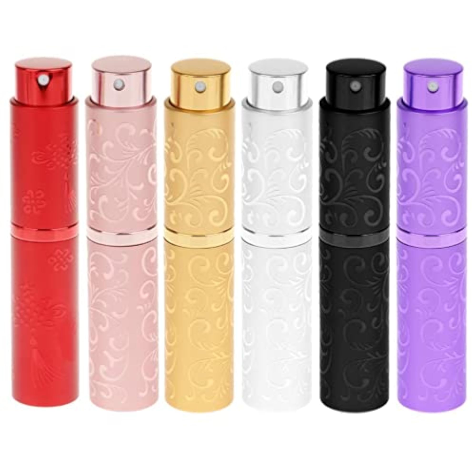 Portable Refillable Atomizer Spray Bottle, Flower Print