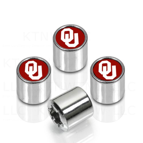 Tapas de Válvula Coloridas Oficiales Licenciadas NCAA STOCKDALE - Oklahoma Sooners