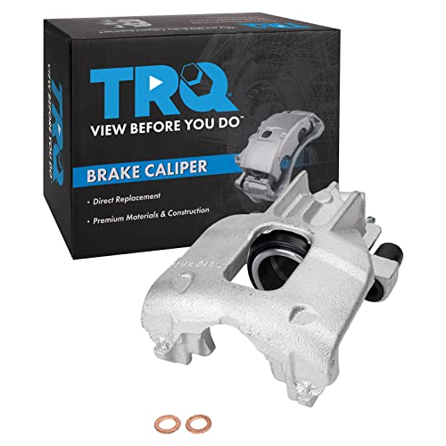 Image of TRQ Front Right Brake Caliper Passenger Side | For 2000-2004 Ford Focus