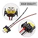 Saihisday Wire Harness Connector Pigtail Plug ATV Hi-Temp Headlight Bulb Replacement for Polaris Sportsman 300 400
