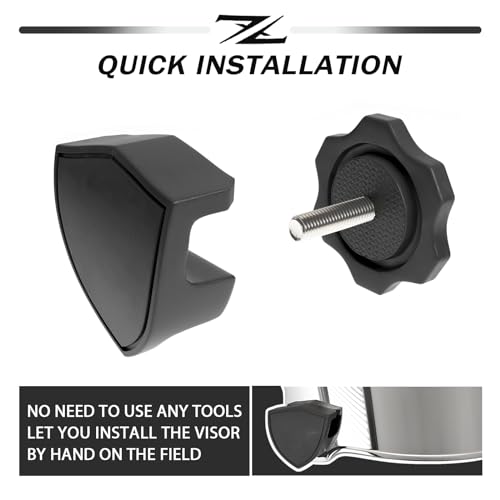 Image of Tinted Football Visor, Fits Youth and Adult Football Helmets