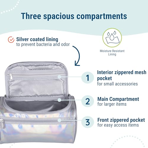 Image of Wildkin Toiletry Bag for Boys and Girls, Ideal for School, Weekend, or Overnight Travel