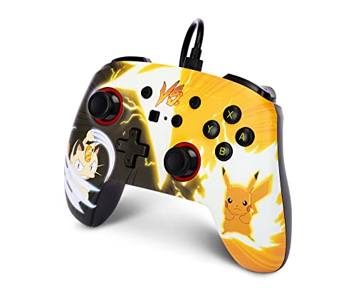 Controller cablato avanzato per Nintendo Switch - Pokémon: Pikachu vs. Meowth - Controller - Immagine 4