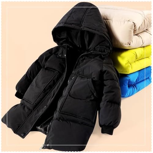 Toddler Girls Winter Hooded Puffer Jacket Coats Kids LightWeight Padded Down Outerwear Cotton Plush Heavyweight Hoodies2