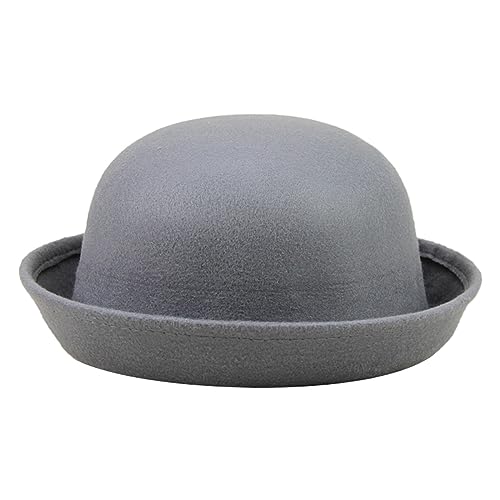 Kid Wool Felt Fedora Hat Panama Jazz Hat Bowler Hat