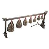 POPETPOP Carillon Chinois Rétro Cloches Rondes Unique Instrument de Musique Percussive So...