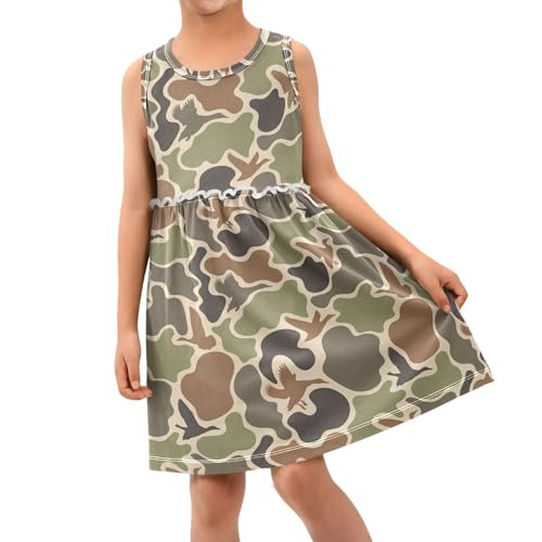 Girls Sundress Summer Sleveless Dress Toddler Outfits Casual Dresses for Kids 2-8T4