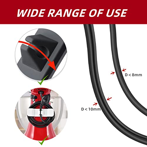 Ncyoew Cord Organizer For Kitchen Appliances, Cord Wrap Holder Small Home Appliance Cord Organizer For Cable Storage, Fit Blender, Mixer, Coffee Maker, Pressure Cooker & Air Fryer (Pack Of 2) #TOP3