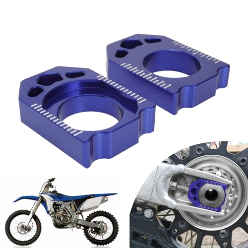 JFG RACING Dirt Bike Rear Axle Blocks,CNC Chain Adjuster
