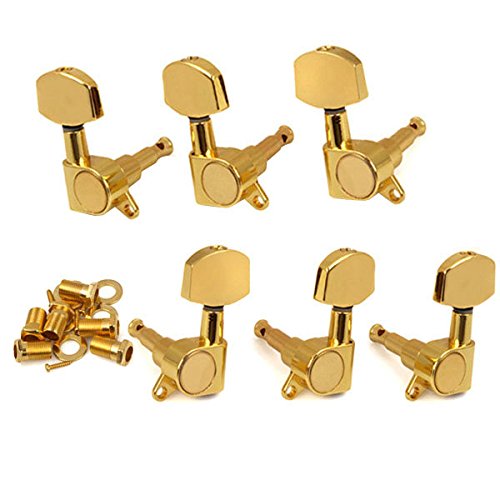 Guitar Tuning Pegs Tuner Machine Heads for Steel String Acoustic Guitar 3R+3L