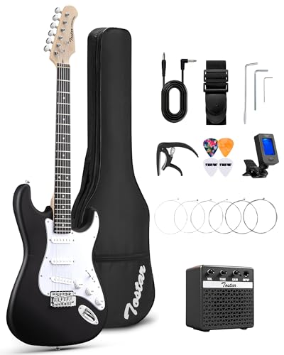 Tostar 39' Full Size Electric Guitar Kit For Beginners and Adults, SSS Pickup Guitarra Electrica Set...