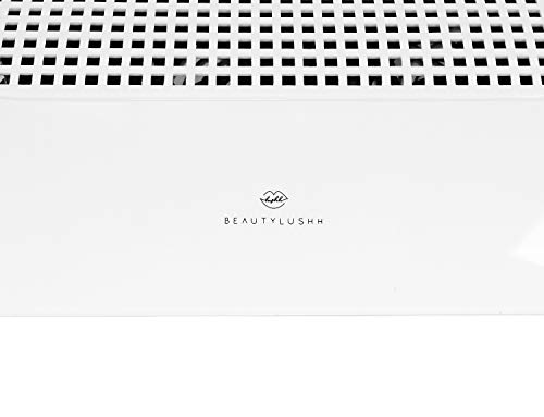 Staubabsaugung für Nagel Tischabsaugung mit 3 Lüfter und 2 Staubsäcken Weiß 8887 – Bild 7