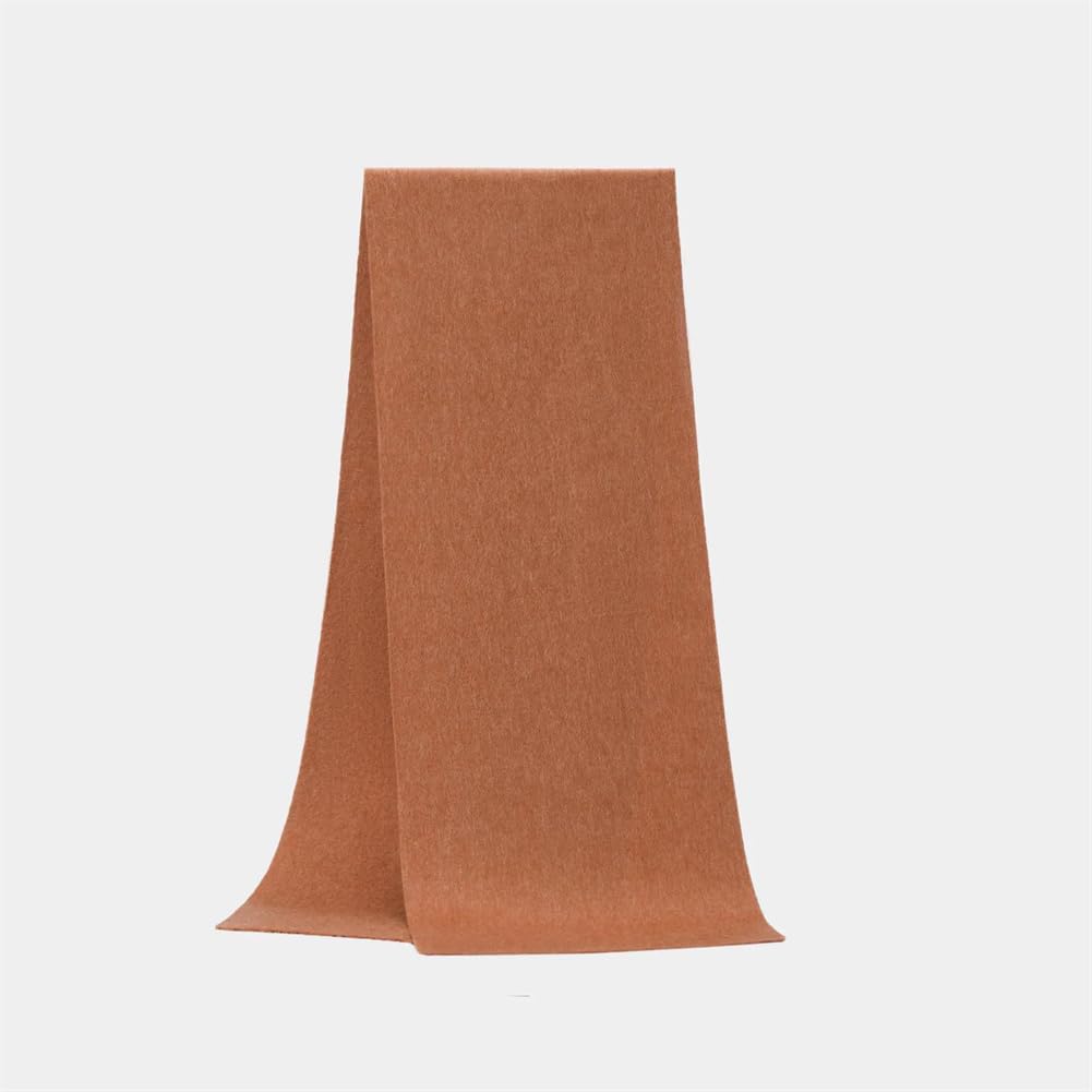 Vsadsau Women Solid Color 100% Wool Scarf Cold Weather Warm Cozy Wrap Scarves