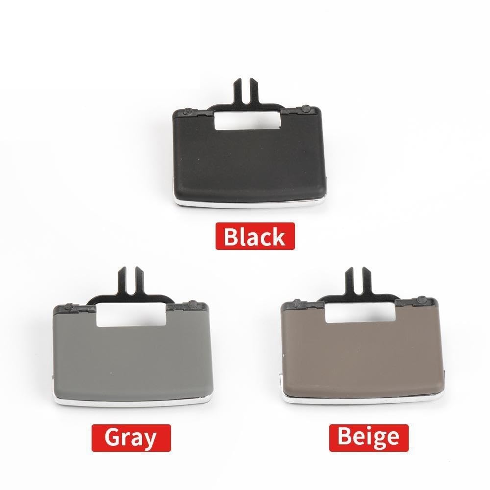 Bocchetta dell'aria condizionata per auto Auto Anteriore Posteriore Aria Condizionata AC Vent Uscita Tab Slide Pinze Kit di Riparazione Misura for Mercedes Benz W164 X164 M ML GL (Color : Black)
