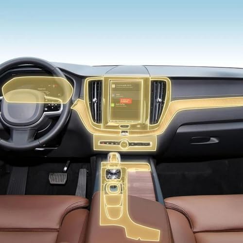 Film PPF intérieur pour Volvo XC60 protection console lors des trajets