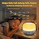 Mewaii Weißes Rausch-Soundmaschine für Schlaf – Baby-Soundmaschine mit kostenloser App, 360 RGB Licht, Sonnenaufgang-Wachmodus, Schlafsoother für Erwachsene & Kinder, Baby-Essentials für Neugeborene