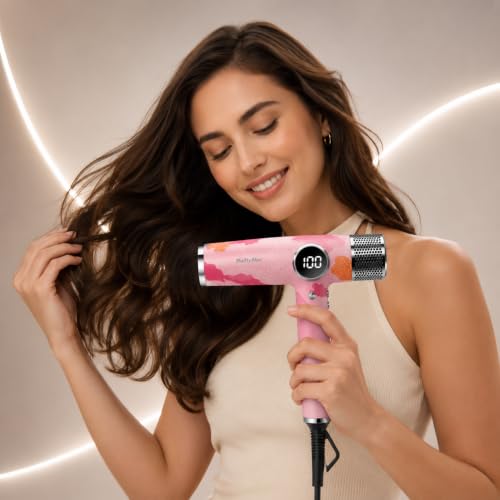 Image of Babyliss DIGITAL Hair Dryer /1800W / High Speed /Fast Drying /Light Weight /LED Digital Display /Frizz Control /Protects Scalp Health /Fast Drying /No Heat Damage /3 Heat & 3 Speed Settings /1 Year Warranty
