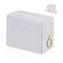 PU Leather, Glitter White