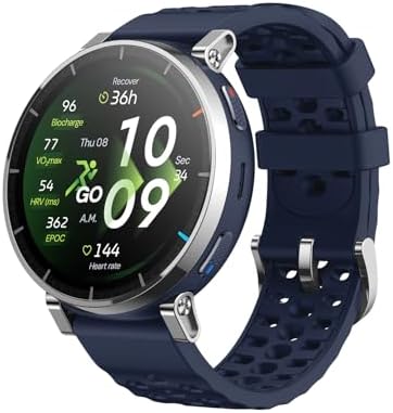 Amazfit Active 3 Premium GPS Running Smart Watch, 1.32" AMOLED Sa...