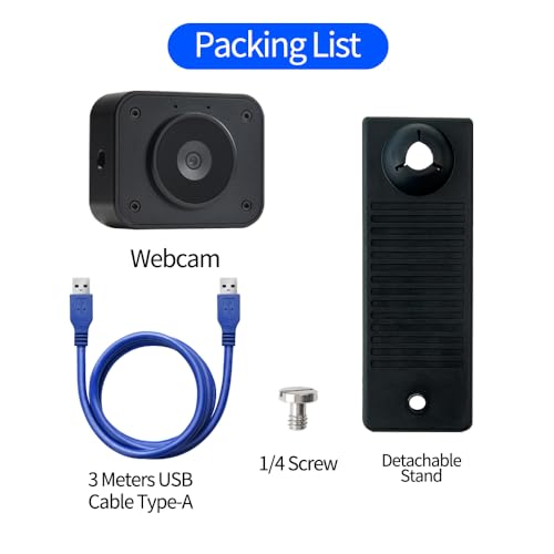 Webcam 4K pour ordinateur portable résolvant les vidéos floues