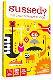 SUSSED The Wacky 'What Would You Do?' Card Game | Ages: 6+ | 2-8 Players | Yellow Deck