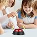 DEARMAMY Game Buzzer, Answer Buzzers for Game Show with Light Alarm Sound Show Button Box Party Contest Trivia Quiz for Kids Red