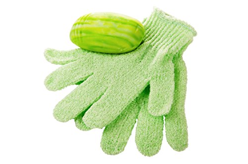Linda Exfoliating Bath Gloves, Set of 4 - Image 6