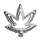 Marijuana Leaf Cookie Cutter Set - Stainless Steel - Set of 3, Northern Lights Supply brand
