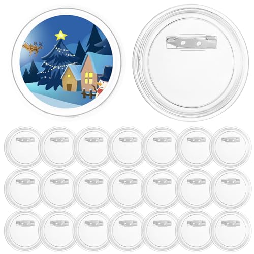 Facile da usare: grazie allo strumento di rimozione delle carte, i bottoni fai da te senza una macchina per bottoni sono facili da aprire e l'inserto può essere sostituito. Il badge fai da te è fissato saldamente con uno spillo e non cadrà facilmente.