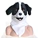 XIANGSHAN tocados de Animales Peluche Corgi Cabeza de Perro Boca Mover Furry Animal Moving Jaw Headgear Regalo novedoso para Cosplay Carnival Disfraz Fiesta