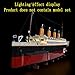 GEAMENT LED Light Kit Compatible with Lego Titanic - Lighting Set for Creator 10294 Building Model (Model Set Not Included)