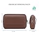 Smartphone Gürteltasche, Handytasche Gürtel, Mehrzweck Handy Gürteltasche für iPhone 15 14 13 Pro Max, Halter S23 Plus, Universaltasche großes Telefon (Braun)