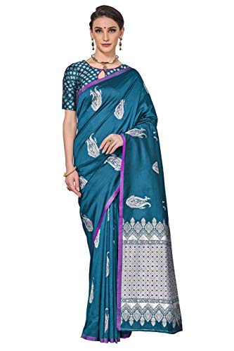 Image of Glory Sarees Women's Banarasi Silk Saree with Blouse Piece (GS Kara143 Parent)