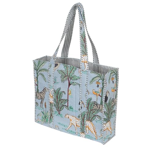 Image of Marubhumi Women Lightweight Travel Bag Purse Cotton Shoulder Tote Bag For Shopping Grocery & Beach Bag