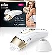 Braun IPL Hair Removal for Women Silk Expert Pro 5 PL5137 with Venus Swirl Razor FDA Cleared Permanent Reduction in Hair Regrowth for Body Face Corded, Gold/White, 1 Count(Packaging May Vary)