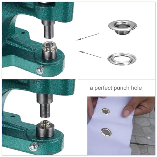 Matrices de fixation et œillets de 6 mm pour maroquinerie durable - 6