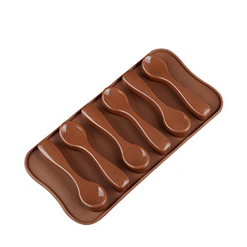 Silicon Chocolate Candy Mould Mini Choco Candy Mold Silicon Jelly Moulds | (Spoon)-picture-56