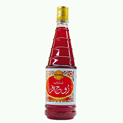Hamdard Rooh Afza Sharbat Syrup, Rose, 28.22 fl.oz by Hamdard