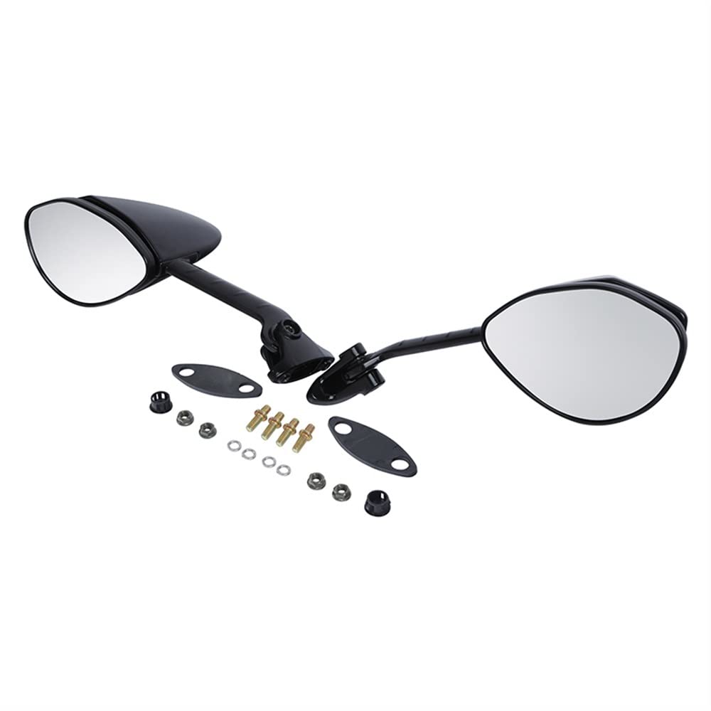 Rétroviseurs moto noir pour Kawasaki ZZR1400 et Ninja ZX14R